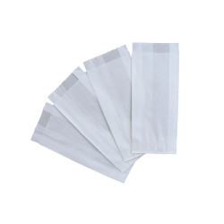 Aprócikk 10 dkg fehér papírzacskó, papírtasak 6,5x2,5x15cm