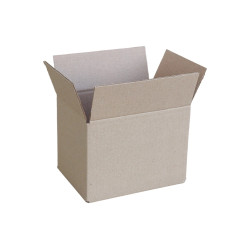 Csomagküldő doboz, hullámkarton, kartondoboz 190x140x140mm