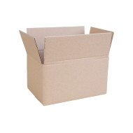 Csomagküldő doboz, hullámkarton, kartondoboz 240x160x130mm