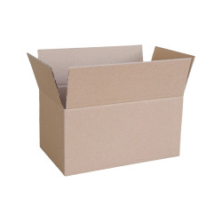Csomagküldő doboz, hullámkarton, kartondoboz 300x180x150mm