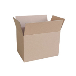 Csomagküldő doboz, hullámkarton, kartondoboz 300x200x200mm