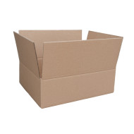 Csomagküldő doboz, hullámkarton, kartondoboz 320x245x100mm