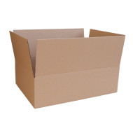 Csomagküldő doboz, hullámkarton, kartondoboz 500x350x150mm
