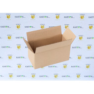 Csomagküldő doboz, hullámkarton, kartondoboz 200x100x100mm