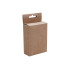 Csomagoló doboz, önzáró, kartondoboz, barna 103x75x34mm