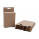 Csomagoló doboz, önzáró, kartondoboz, barna 103x75x34mm