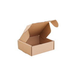 Csomagoló doboz, önzáró, postai kartondoboz 110x100x40mm barna