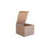 Csomagoló doboz, önzáró, postai kartondoboz 115x110x85mm barna