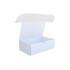 Csomagoló doboz, önzáró, postai kartondoboz 195x115x65mm fehér