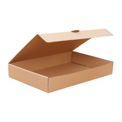Csomagoló doboz, önzáró, postai kartondoboz 295x190x45mm barna