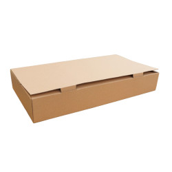 Csomagoló doboz, önzáró, postai kartondoboz 580x310x90mm barna