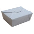 Flamobox Street food box 1300ml papír tésztás doboz, karton, ételszállító doboz