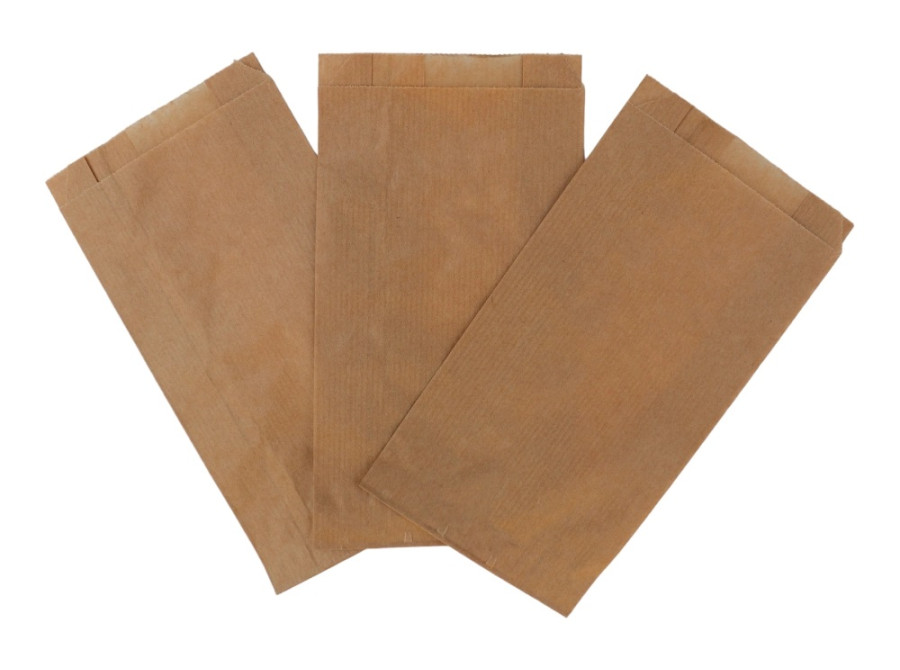 Pékáru 0,5 kg barna papírzacskó, papírtasak 11,5x4,5x21cm