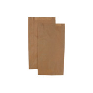 Pékáru 2 kg barna papírzacskó, papírtasak 22x6,5x45cm