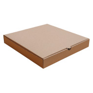 Pizzás doboz 460x460x45mm barna kartondoboz pizza doboz